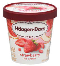 ICE CREAM STRAWBERRY HAAGEN DAZS ICE CREAM STRAWBERRY HAAGEN DAZS