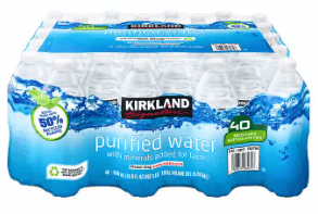 KIRKLAND BOTTLED WATER KIRKLAND BOTTLED WATER